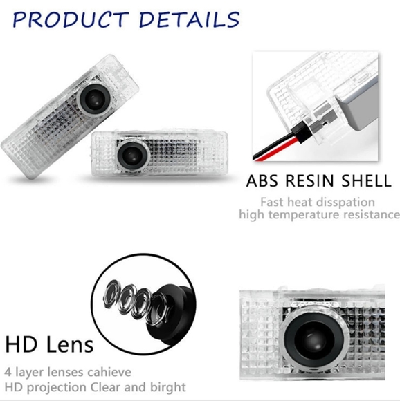 2 BMW X3 car door projector lights - Picture 2 of 4